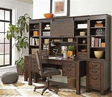 Image result for Rustic Home Office Furniture Sets