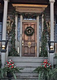 Image result for Pics of Well Decorated Christmas Porches