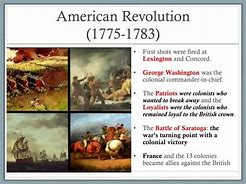 Image result for American Revolution 1775-1783