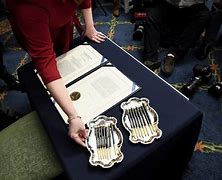 Image result for Nancy Pelosi Article of Impeachment Pens