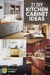 Image result for diy kitchen cabinets