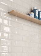 Image result for White Beveled Subway Tile Backsplash