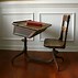 Image result for Vintage School Desk with Inkwell