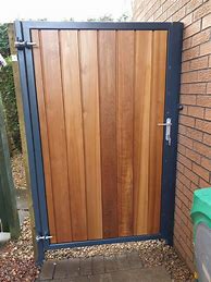 Image result for Wooden Side Gates for Houses