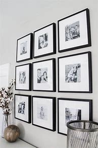 Image result for Gallery Wall Black and White and Color