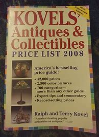 Image result for Kovel 13th Edition Antique Price List