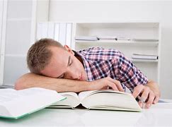 Image result for College Student Sleeping at Desk
