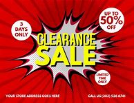 Image result for Clearance Sale Flyer