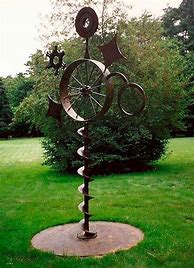 Image result for Unique Metal Garden Art