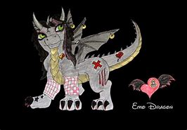 Image result for Dragon and Emo Kid