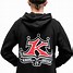 Image result for Red Zip Up Hoodie Front and Back