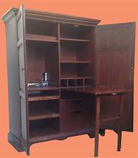 Image result for Tall Armoire Desk