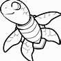 Image result for Sea Turtle Clip Art Outline