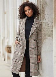 Image result for Plaid Winter Coat