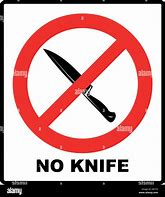 Image result for No Knives On Cardboard Boxes Sign