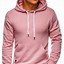 Image result for Men's Pink Hoodie