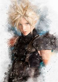 Image result for cloud strife posters