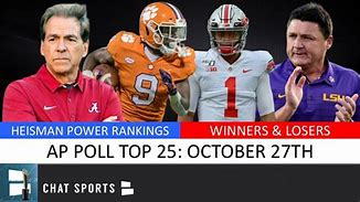 Image result for AP Poll College Football New