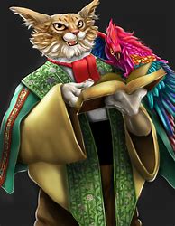 Image result for Wolf Tabaxi Wizard