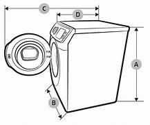 Image result for Front Load Washer and Dryer Size