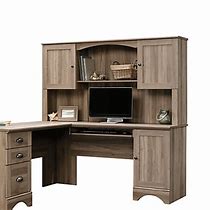 Image result for Office Depot Desk with Hutch