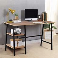 Image result for Narrow Tall Desks for Small Spaces