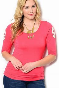 Image result for Coral Plus Size Tops