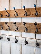 Image result for Rustic Coat Hanger Hooks