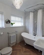 Image result for Roll Top Bath with Shower