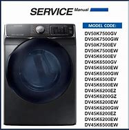 Image result for Samsung Dryer Model Dv50k7500ev Manual