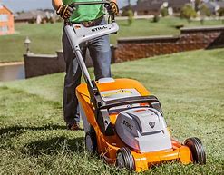 Image result for Stihl Electric Lawn Mowers Self-Propelled