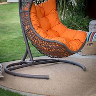 Image result for Wicker Hanging Chair Front View