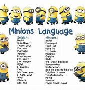 Image result for Minions Words