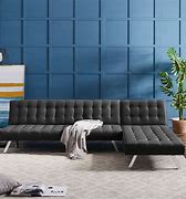 Image result for Black Sofa Bed