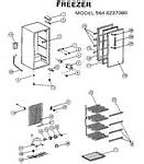 Image result for Kenmore Freezer Parts Upright