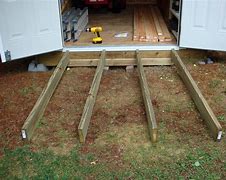 Image result for Shed Ramp for Riding Mower