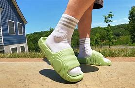 Image result for Adidas Adilette Comfort On Foot