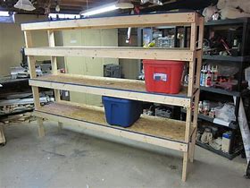 Image result for DIY Garage Shelves 2X4