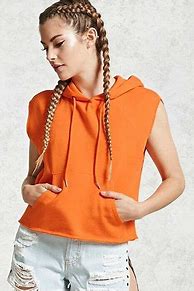 Image result for Girl Wearing Cropped Hoodie