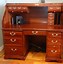 Image result for Cherry Roll Top Desk That Will Fit Desktop Computer