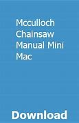 Image result for McCulloch Mini Pro Chainsaw Chain