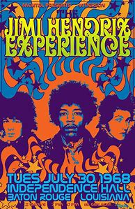 Image result for Jimi Hendrix Concert Poster