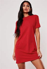 Image result for Red Adidas Tee Shirt Dress