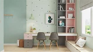 Image result for Cute Paint Colors for a Kids Homework Room