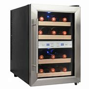 Image result for dual zone wine cooler fridge