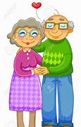 Image result for Old Couple Cartoon