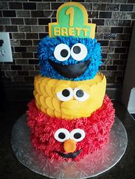Image result for Sesame Street Birthday Cakes