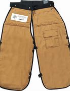 Image result for Forester Chainsaw Apron Chaps With Pocket, Orange 36 Length