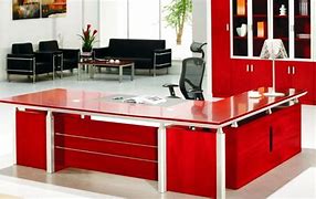 Image result for Glass Executive Desk Home Office