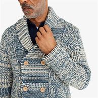 Image result for Double Breasted Cardigan Men